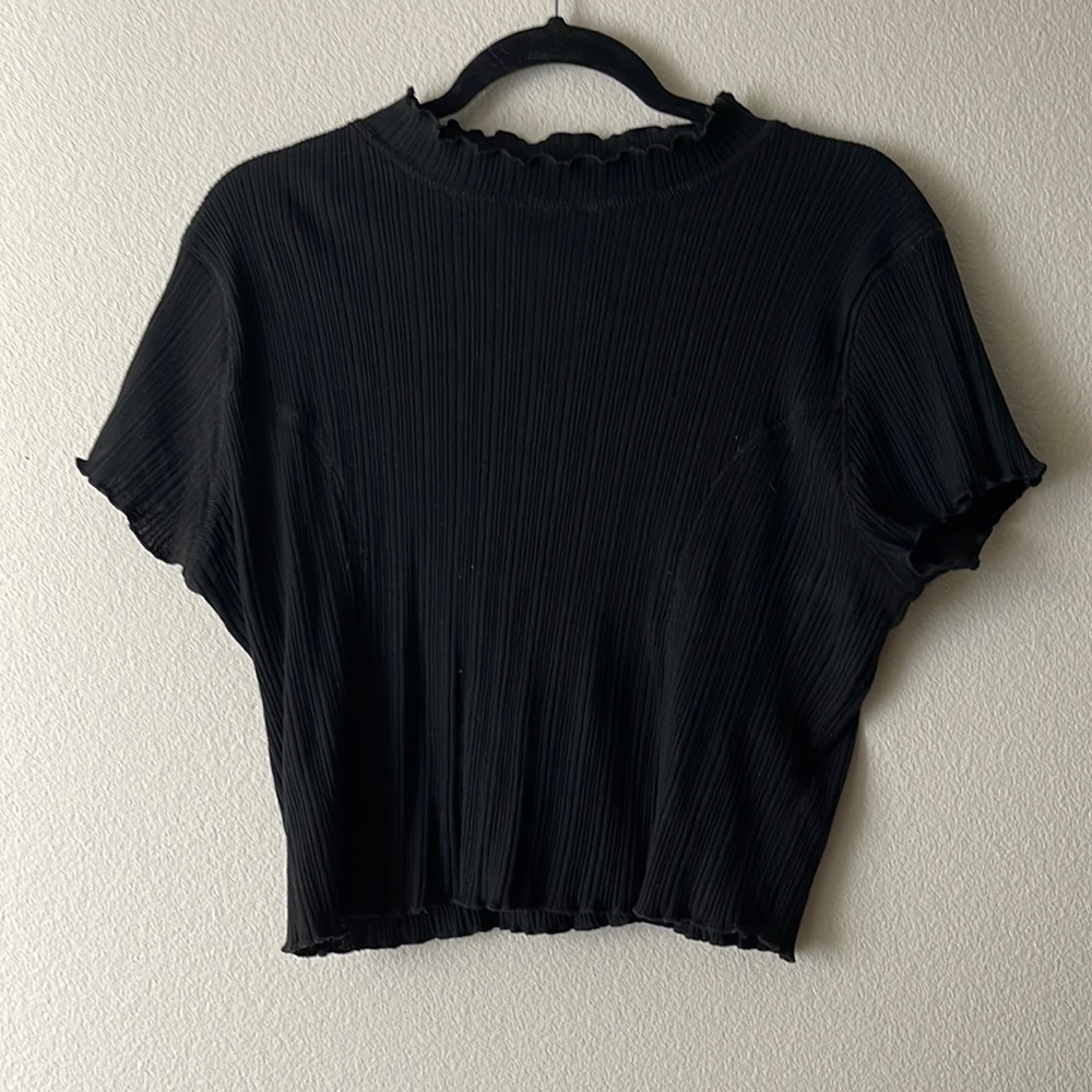 Wild fable black crop top